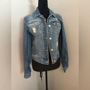 MUDD Jeans Denim Jacket Size Small
